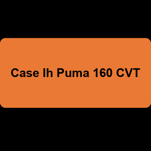 Case Ih Puma 160 CVT
